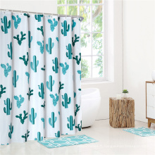 Curtain de douche imperméable à la vente chaude pour décoration de salle de bain